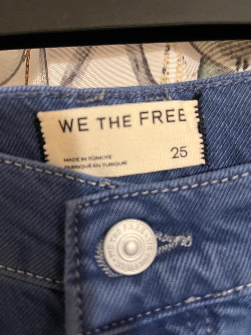 We The Free good luck barrel Blue Denim Jeans - Size 25 NWOT price firm - Picture 2 of 11